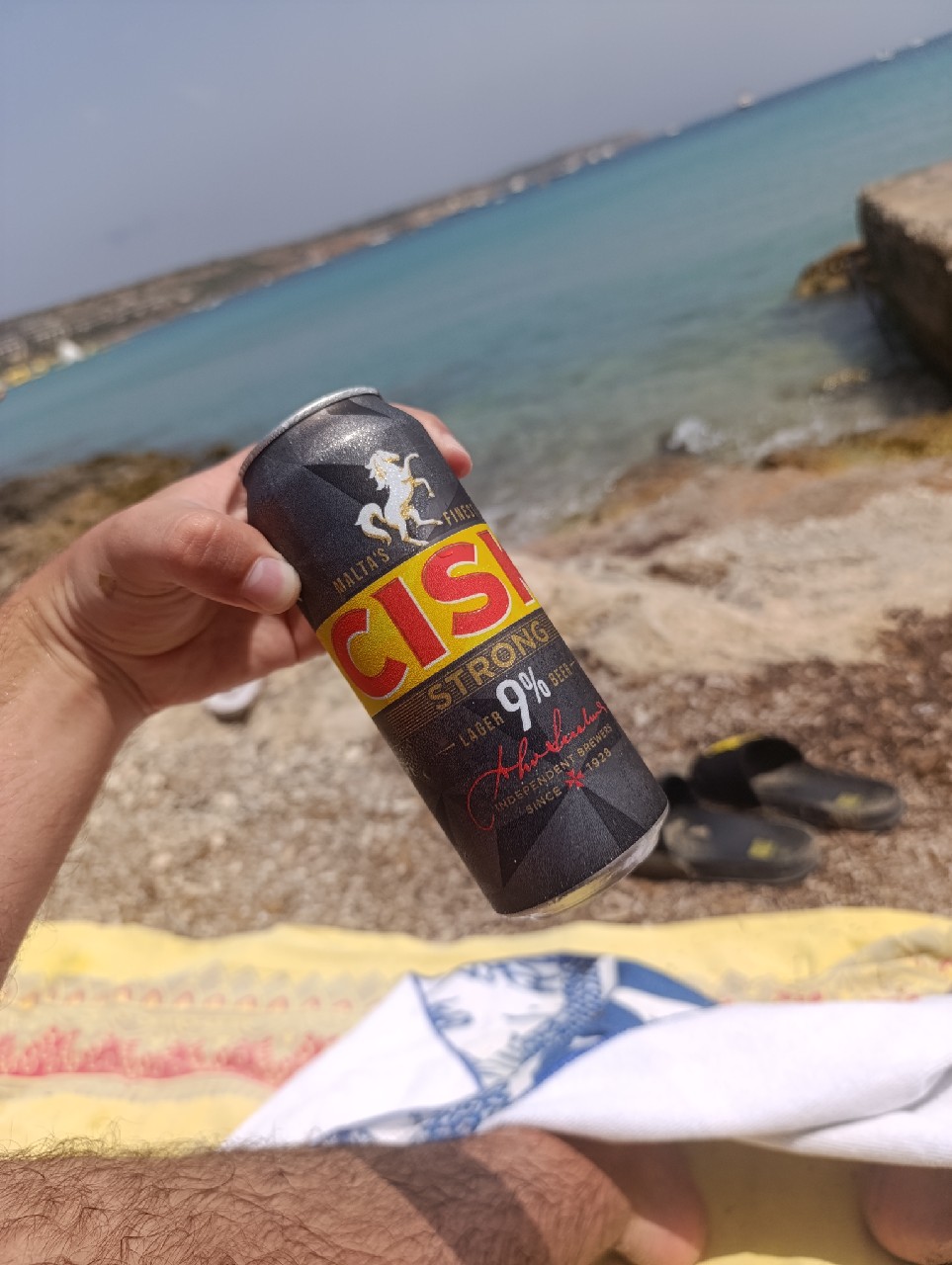 Cisk XS Extra Strong Lager Beer, Malta