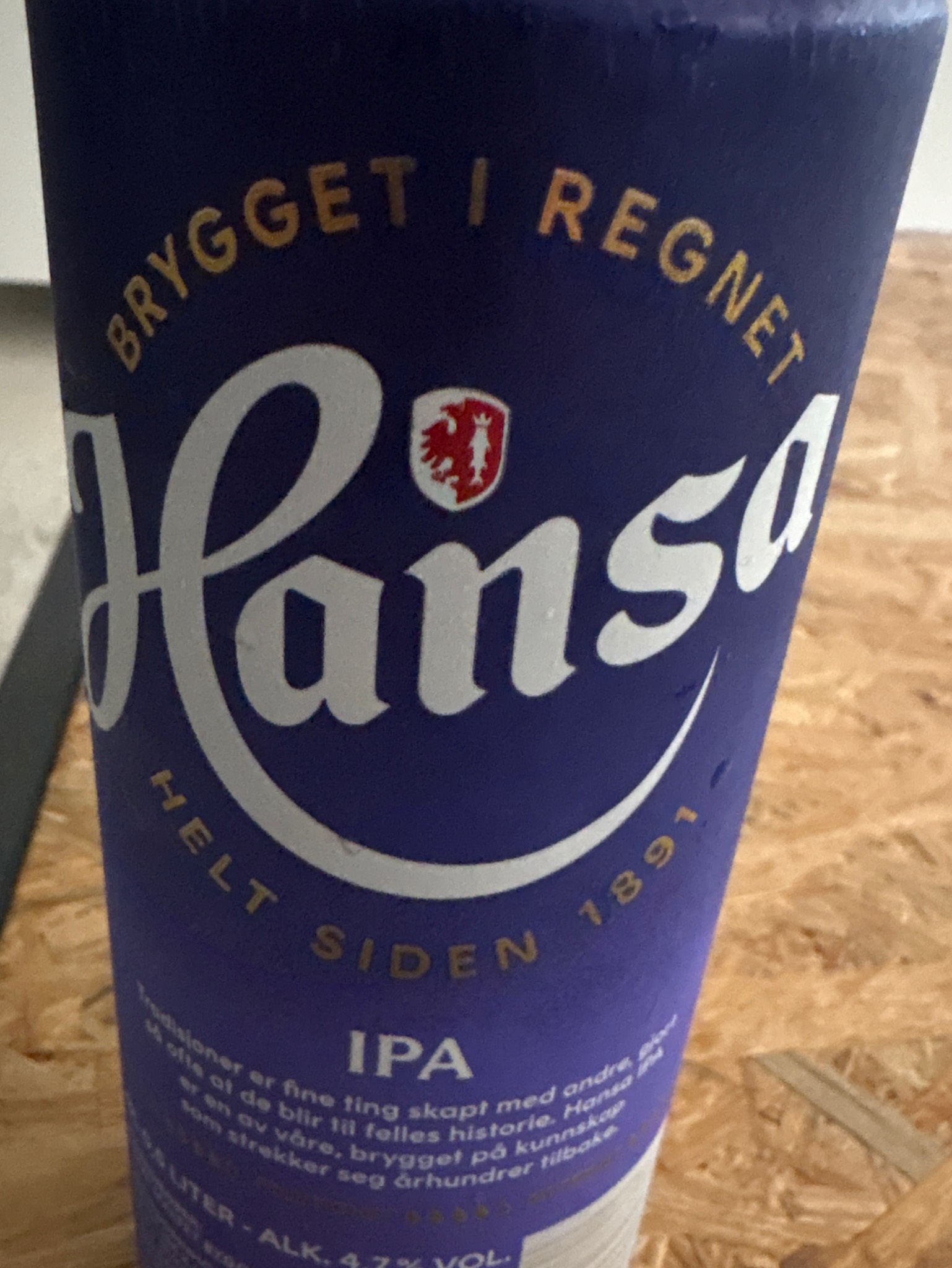Hansa Spesial IPA, Norway