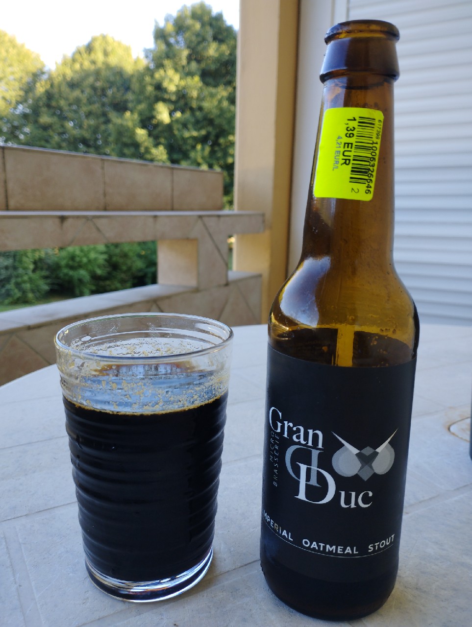 Grand Duc Imperial Oatmeal Stout, Microbrasserie Grand Duc
