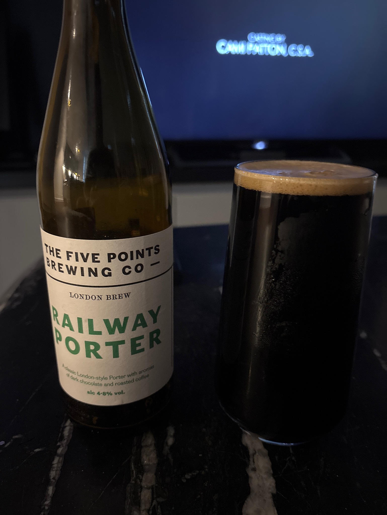 Railway Porter, The Five Points Brewing Company