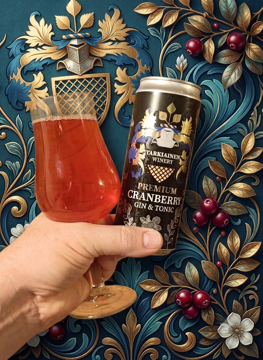 Premium Cranberry Gin & Tonic, Finland