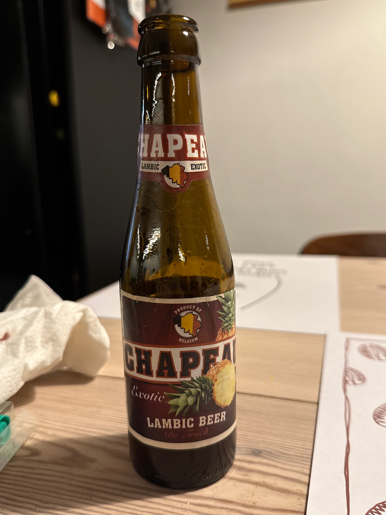 Chapeau Exotic Lambic Beer, Brouwerij De Troch