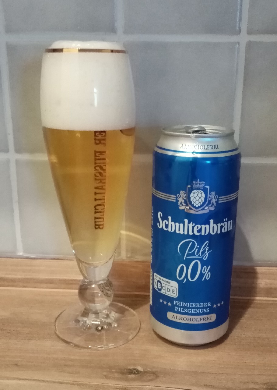 Schultenbräu Pils 0,0%, Herforder Brauerei (Warsteiner)