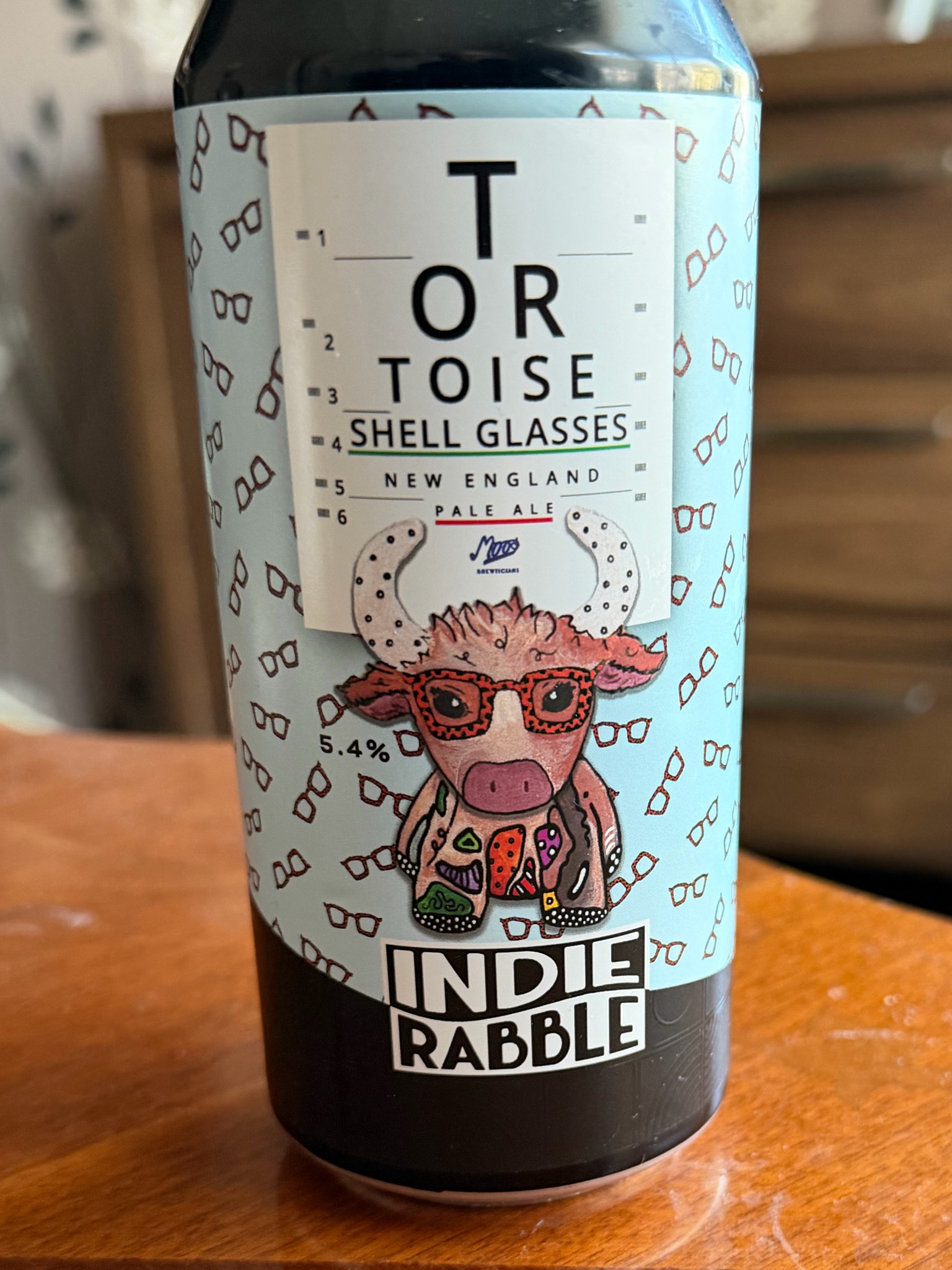 Tortoise Shell Glasses, Indie Rabble Brewing Company
