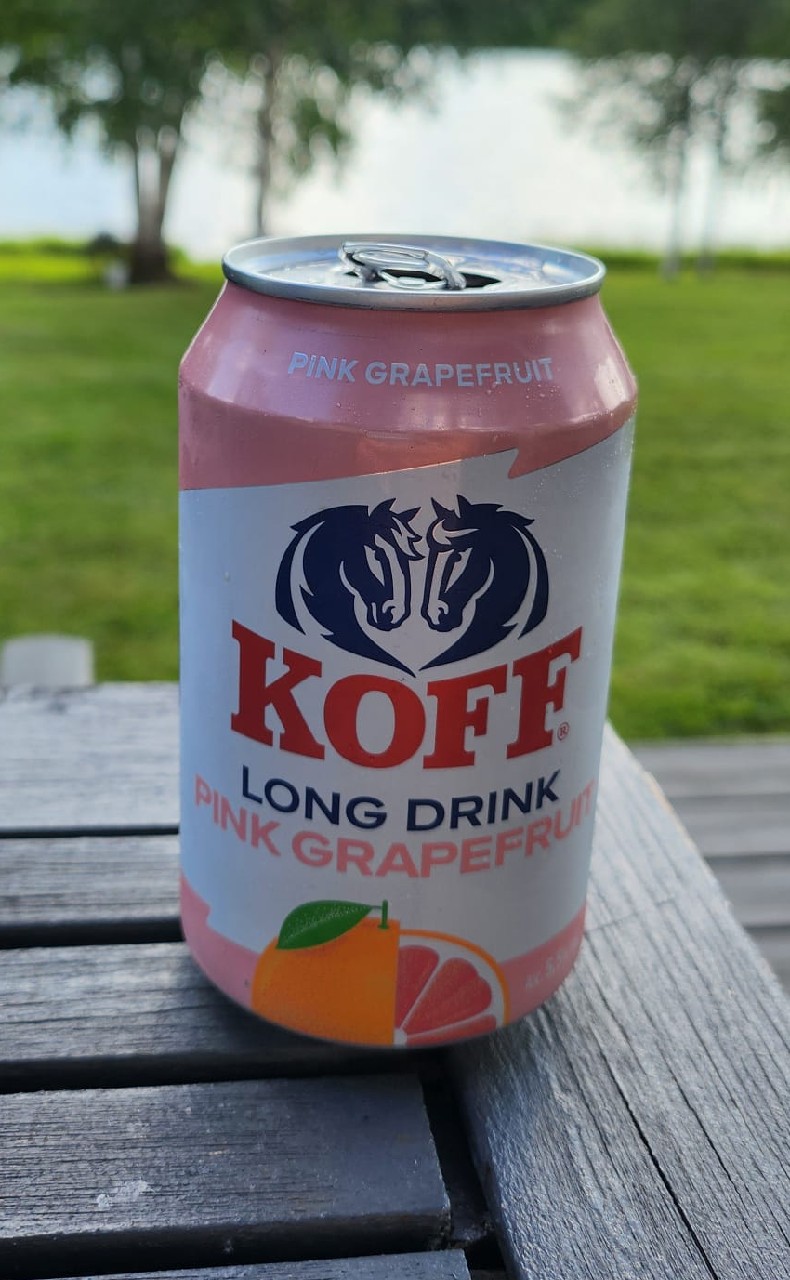 KOFF Long Drink Gin & Pink Grapefruit, Finland