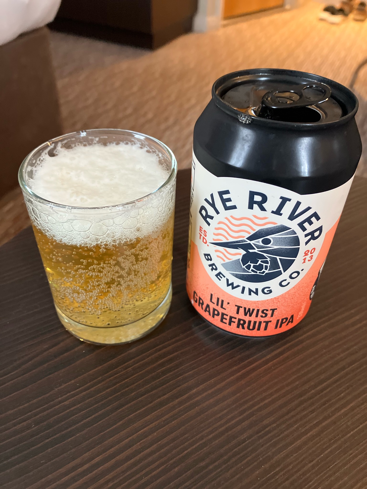 Lil' Twist Grapefruit IPA, Rye River Brewing Co.