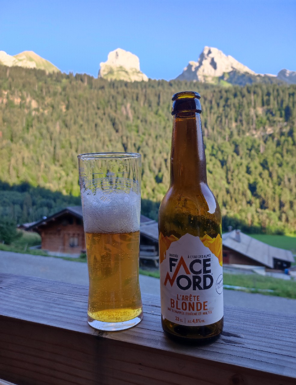 Face Nord La Cîme Blonde, France