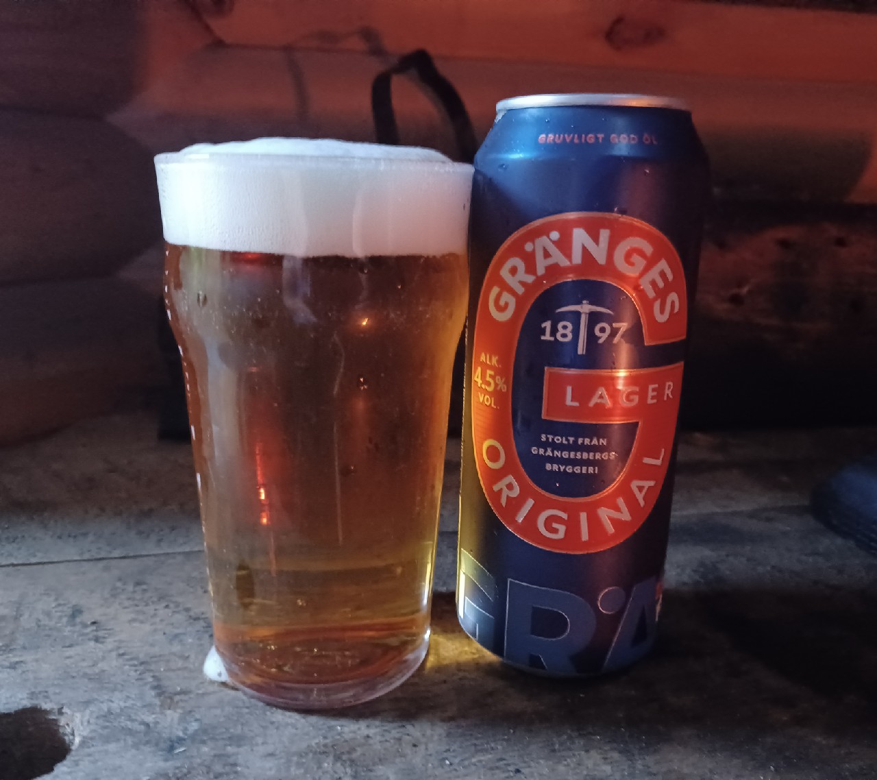 Gränges original lager, Grängesbergs Bryggeri (Spendrups Bryggeri)