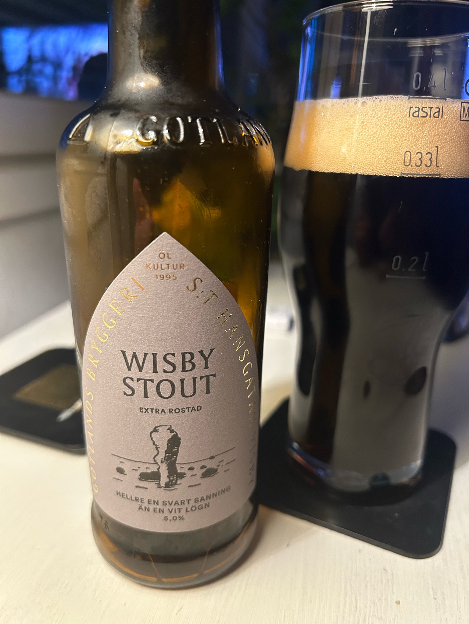 Wisby Stout, Sweden