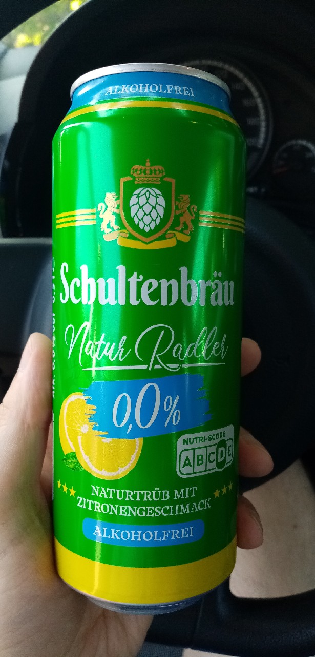 Schultenbräu Naturradler 0,0 Alkoholfrei, Herforder Brauerei (Warsteiner)