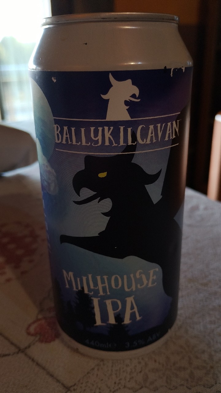 Millhouse IPA, Ballykilcavan Brewery
