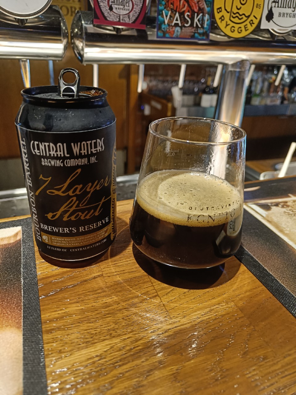 7 Layer Stout (2020), Central Waters Brewing Company
