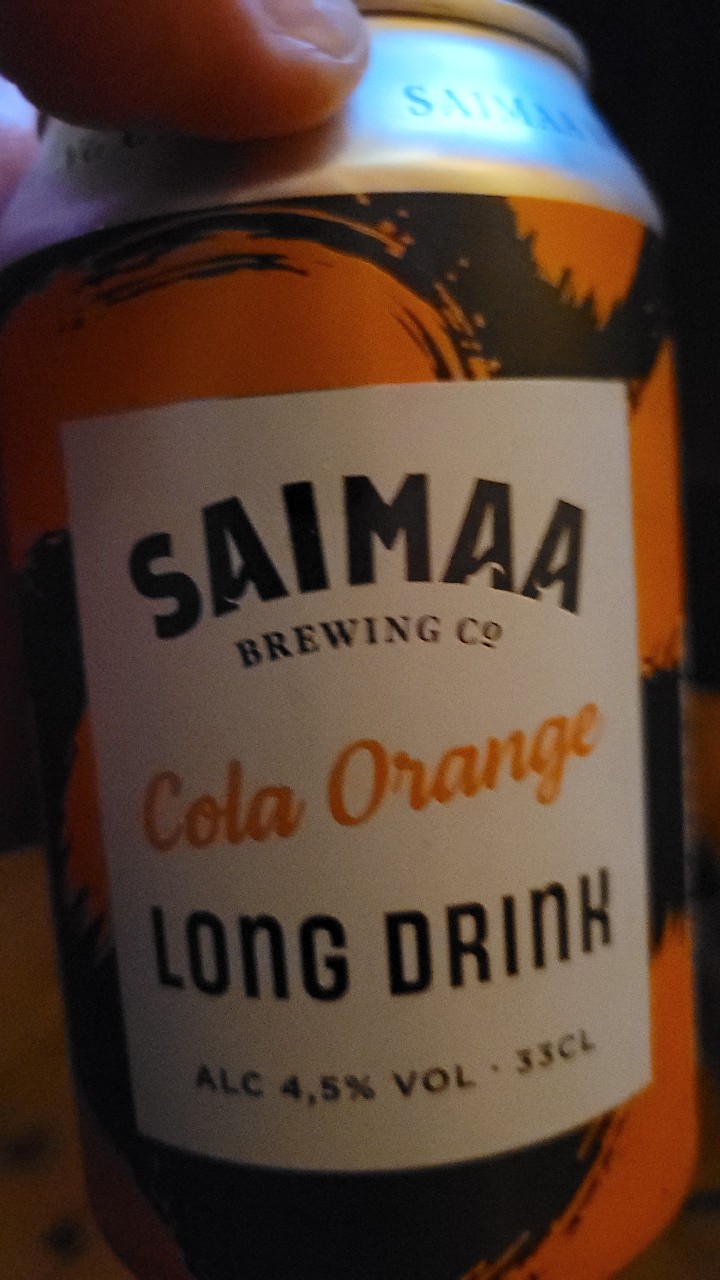 Long Drink Cola Orange, Finland