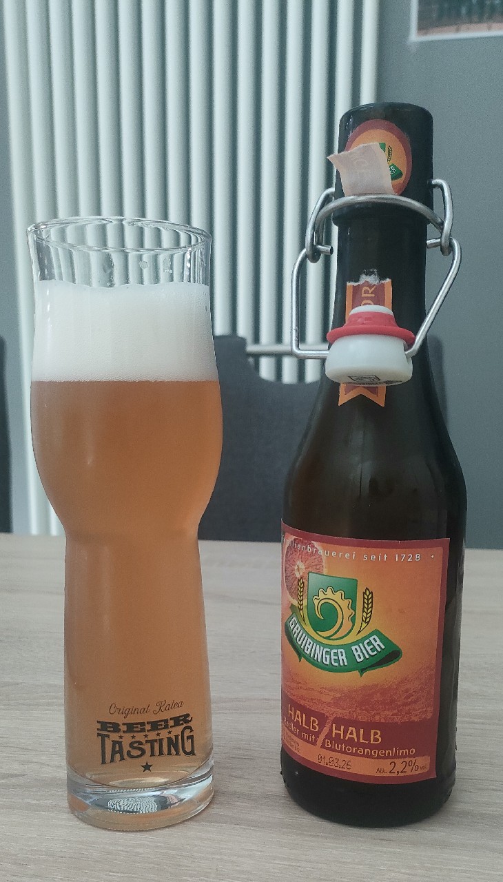 Halb Halb Blutorange, Lammbrauerei Hilsenbeck - Gruibinger Bier