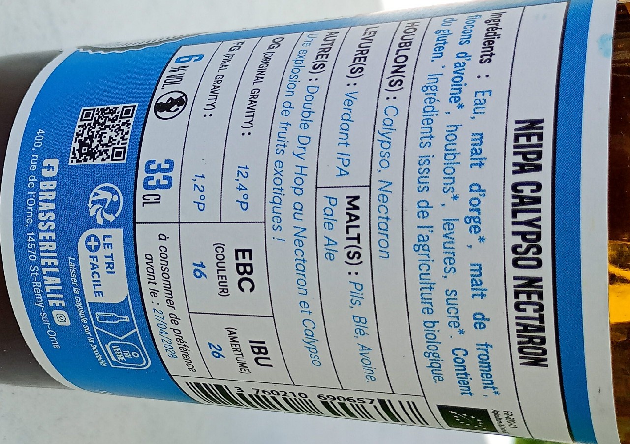 ceci neipa une biere, Brasserie La Lie