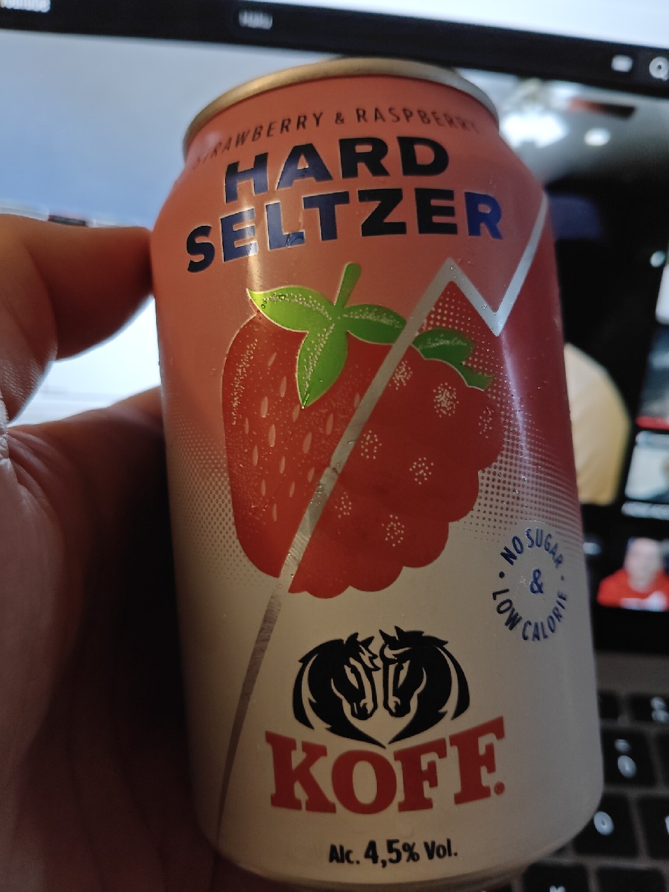KOFF Hard Seltzer Strawberry-Raspberry, Finland