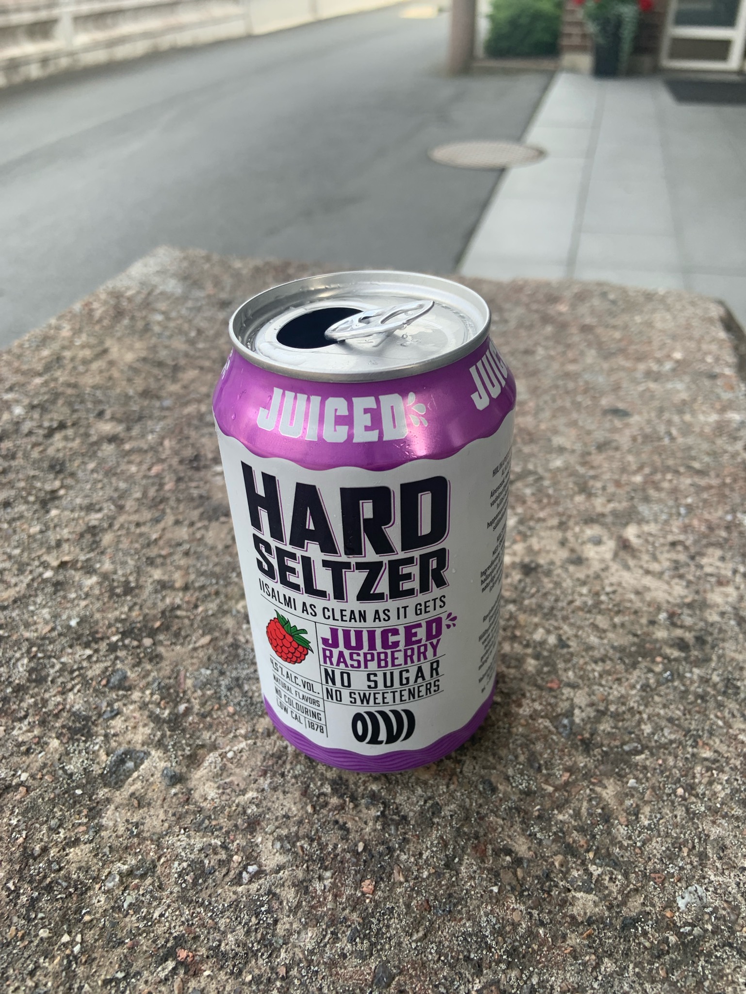 Hard Seltzer Juiced Raspberry, Finland