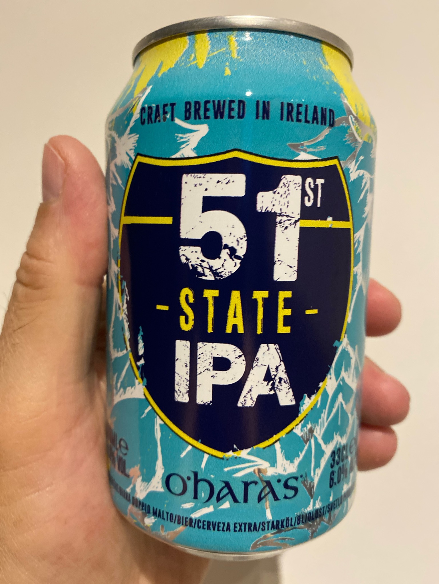 51st State IPA, Ireland