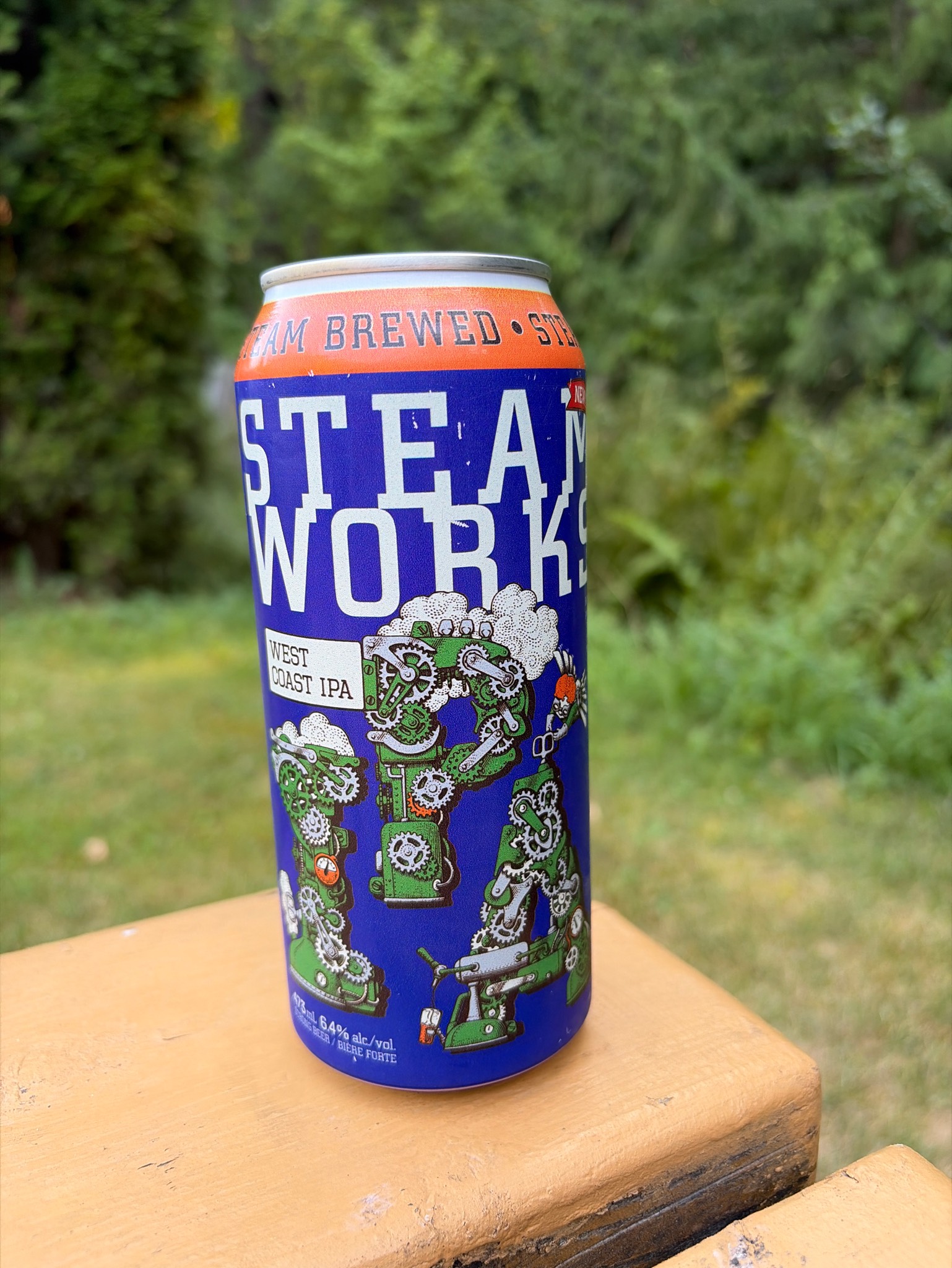 West coast IPA, Steamworks Brewing Company
