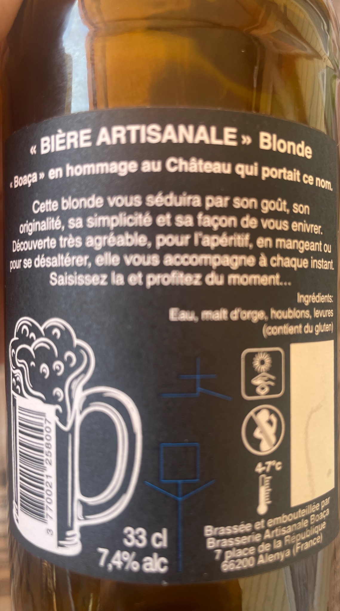 Boaça Blonde, Brasserie Artisanale Boaça
