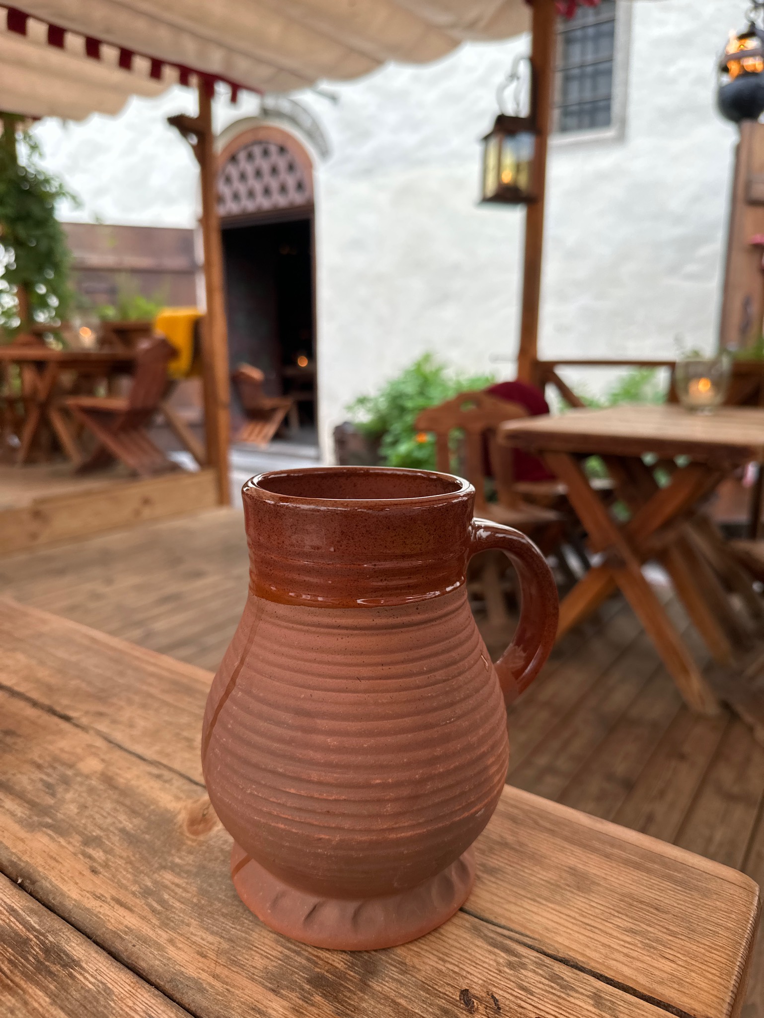 The Crafty Monk's Famous Honey Beer, Olde Hansa Restaurant
