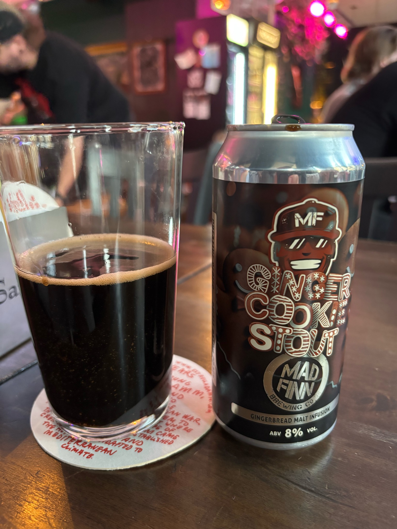 Ginger Cookie Stout, Mad Finn Brewing Co