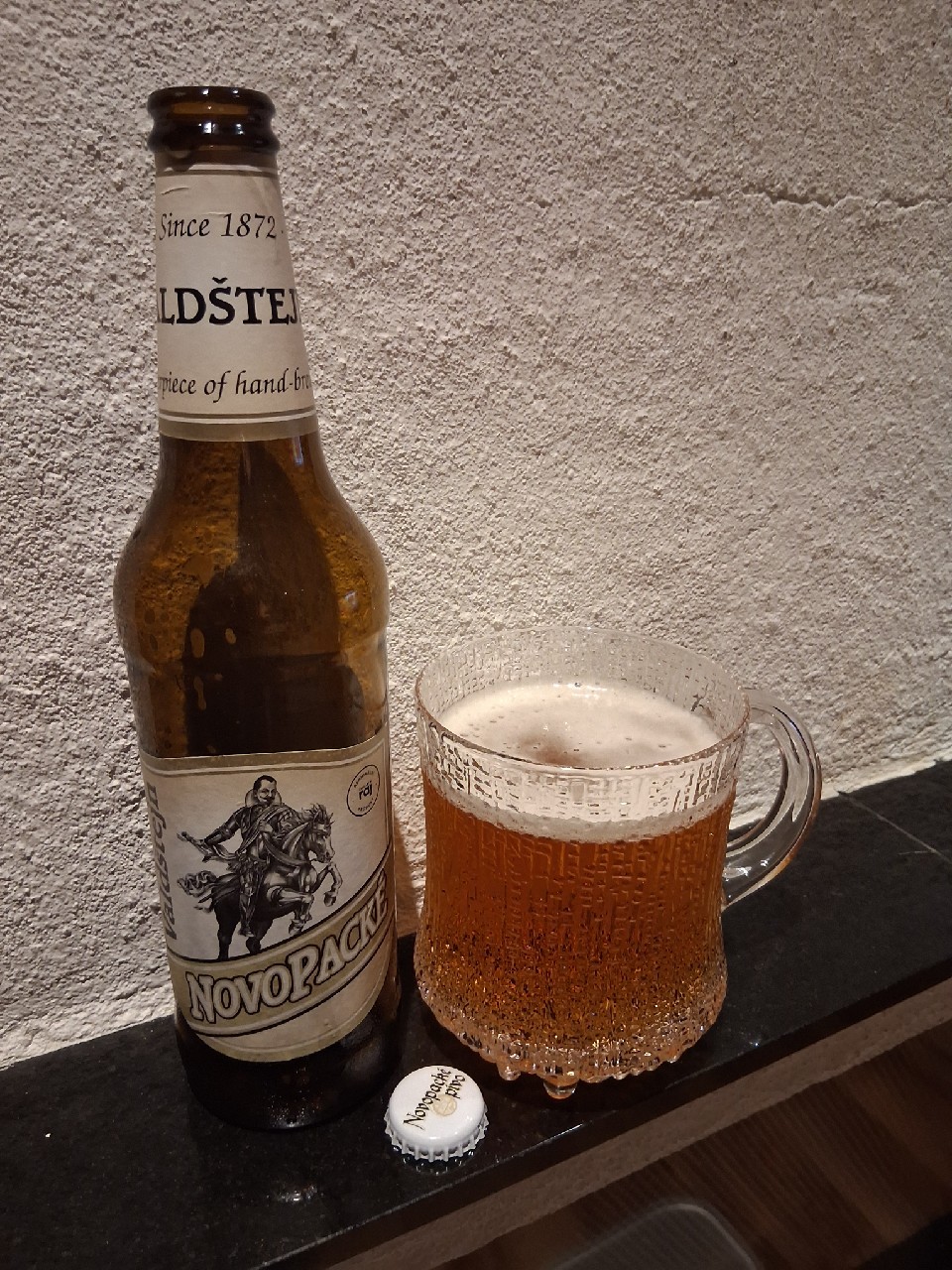 Novopacké Pivo 16° Valdštejn, Czech Republic
