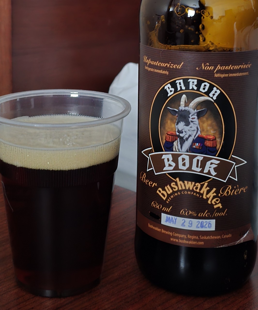 Baron Bock, Bushwakker Brewing Co