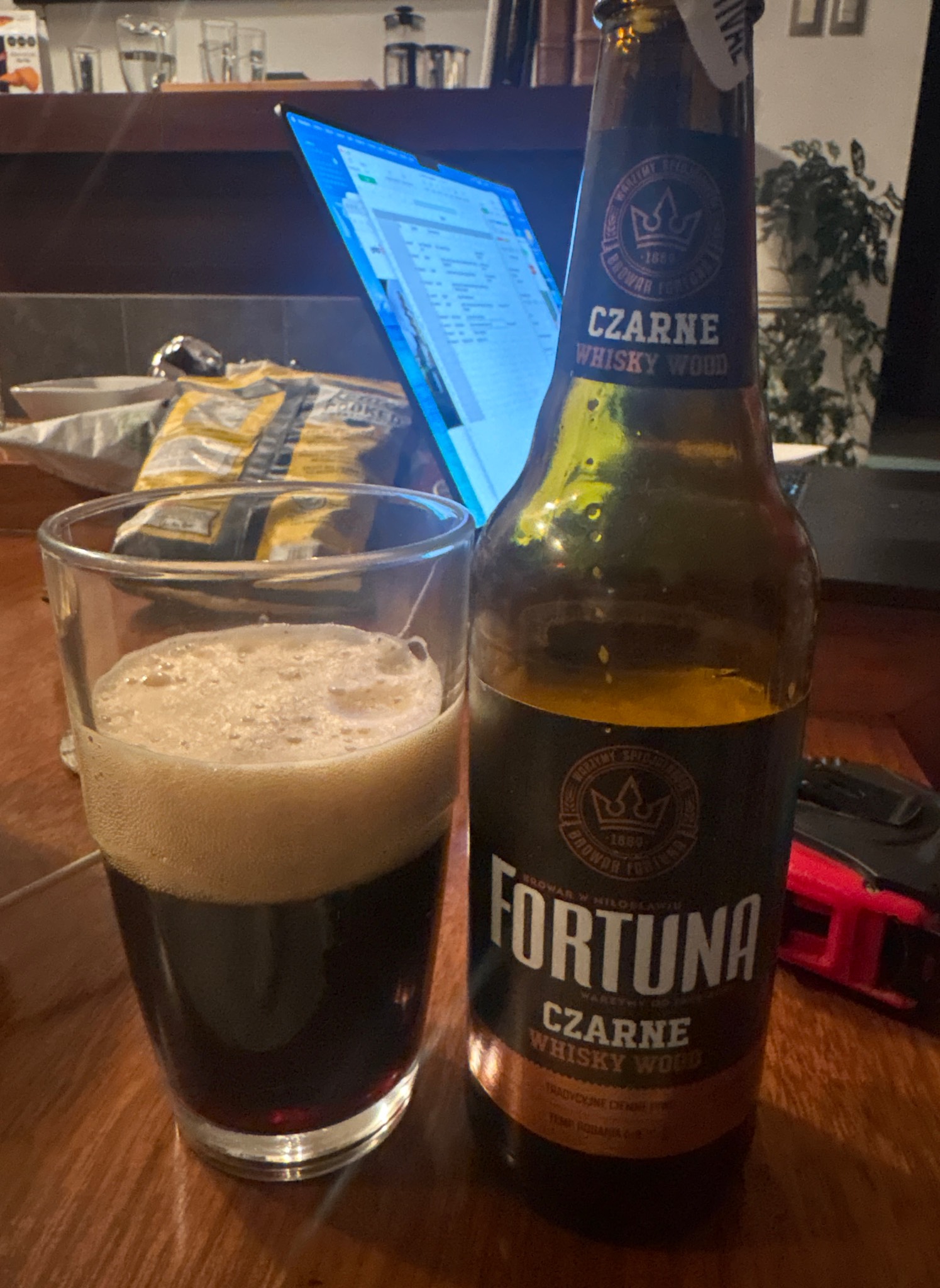 Fortuna Czarne Whisky Wood, Browar Fortuna