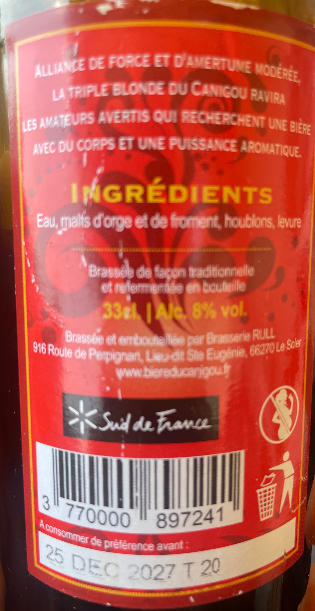 Canigou Triple Blonde, Brasserie Rull - Bières Du Canigou