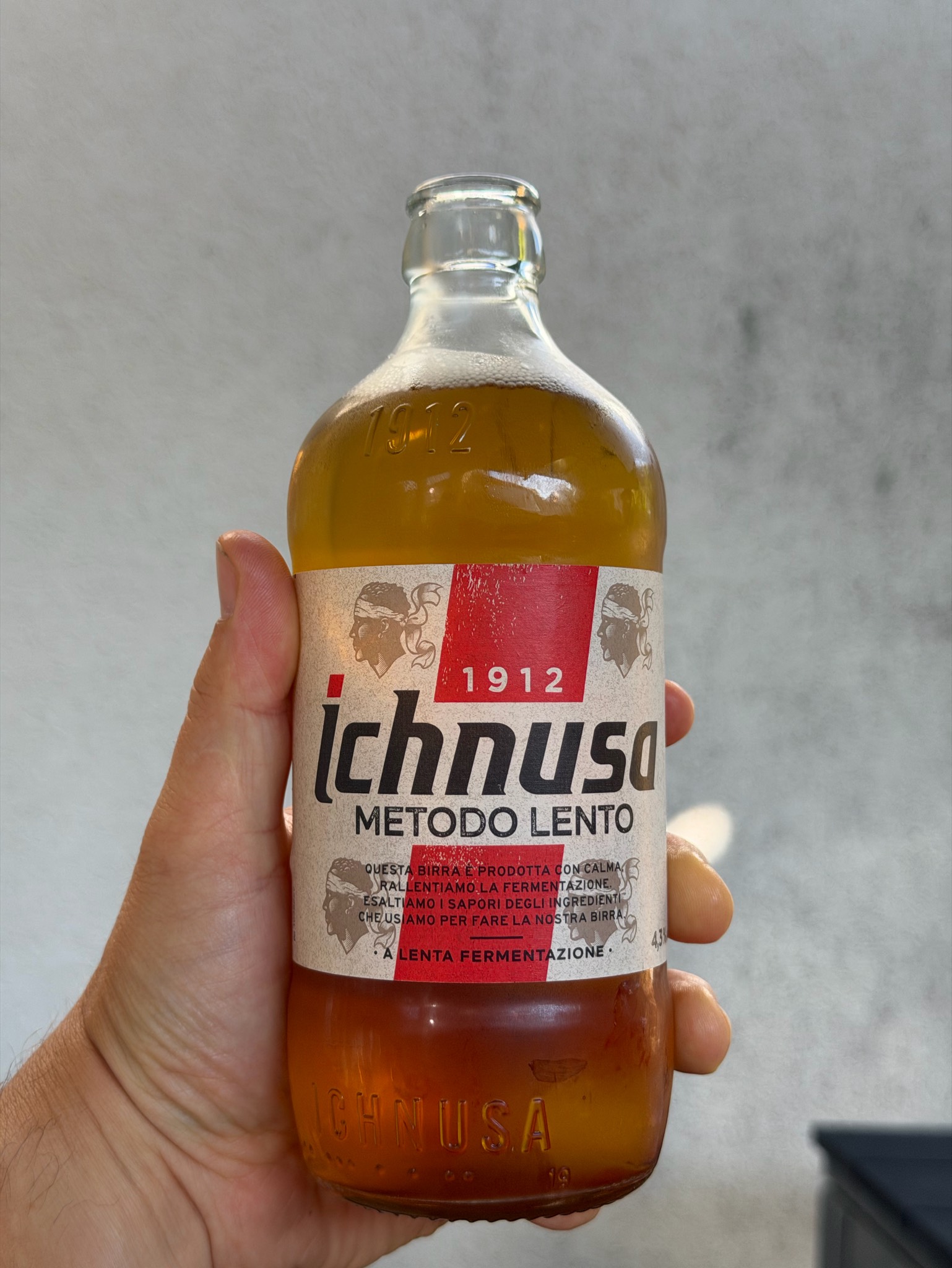 Ichnusa metodo lento, Italy