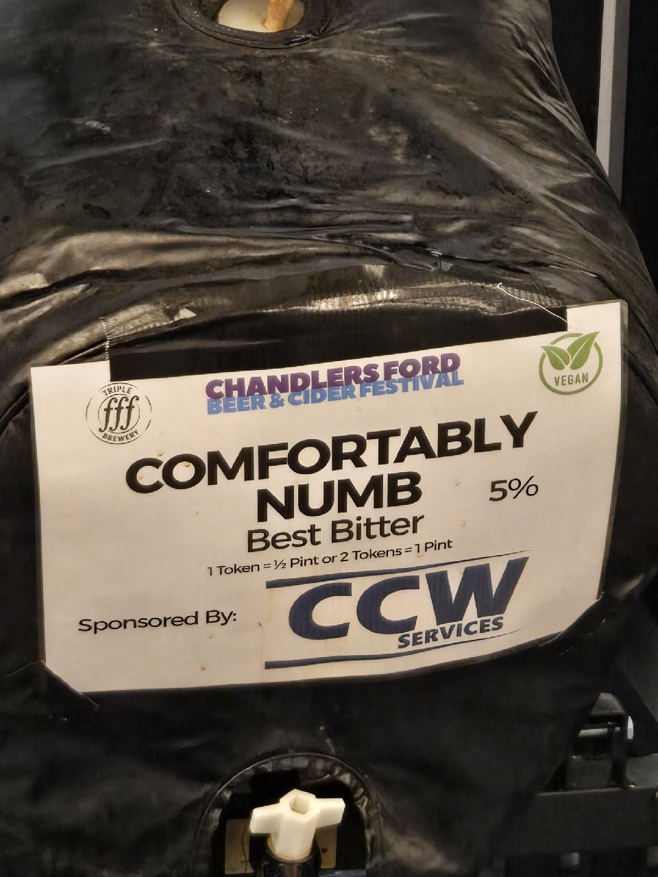 Comfortably Numb, Triple fff Brewery