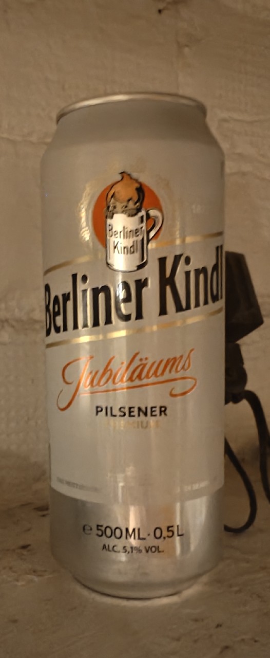 Jubiläums Pilsner, Berliner Kindl Schultheiss Brauerei (Oetker Group)