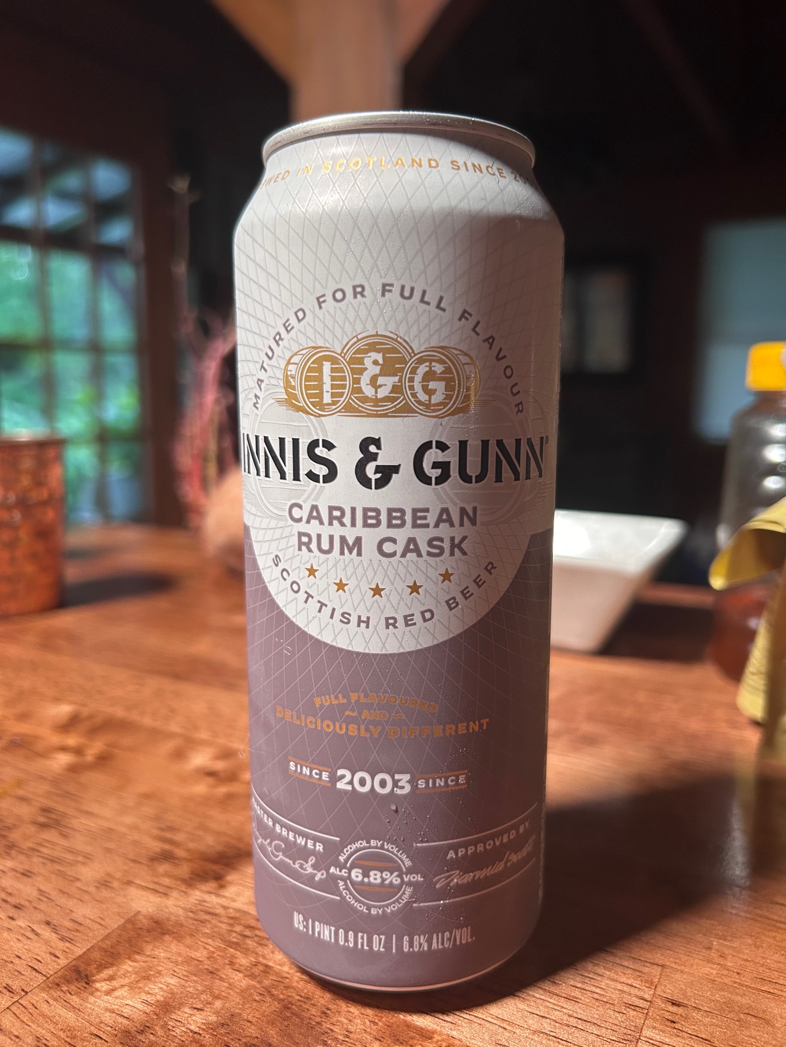 Innis & Gunn Caribean run cask beer, Innis & Gunn