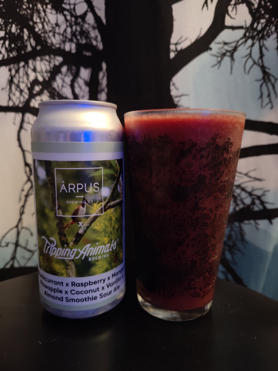Blackcurrant x Raspberry x Mango x Pineapple x Coconut x Vanilla x Almond Smoothie Sour Ale, Latvia