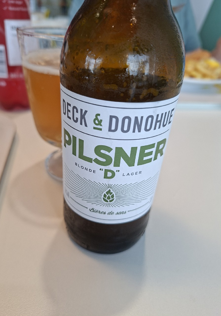 D Pilsner, Deck & Donohue