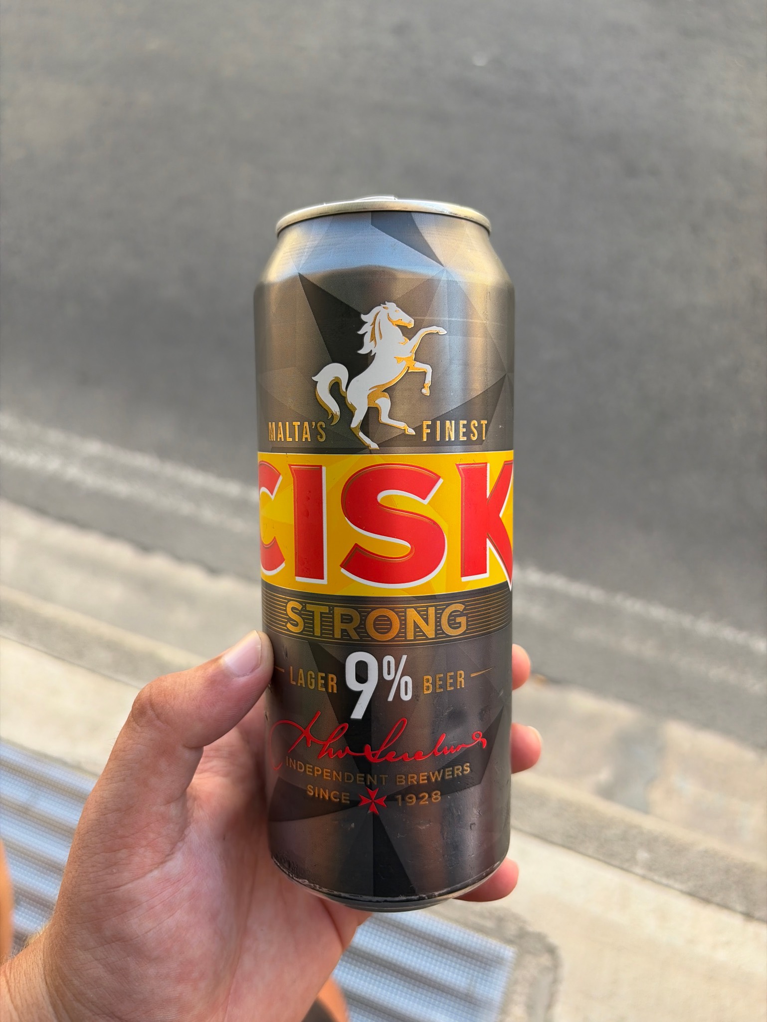 Cisk XS Extra Strong Lager Beer, Malta