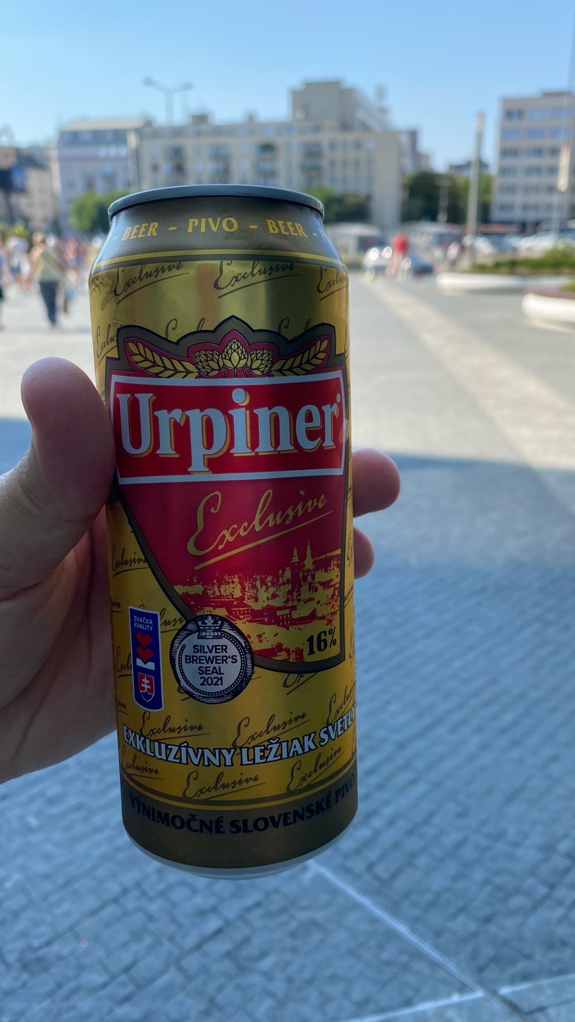 Urpiner Exclusive 16°, Banskobystrický Pivovar