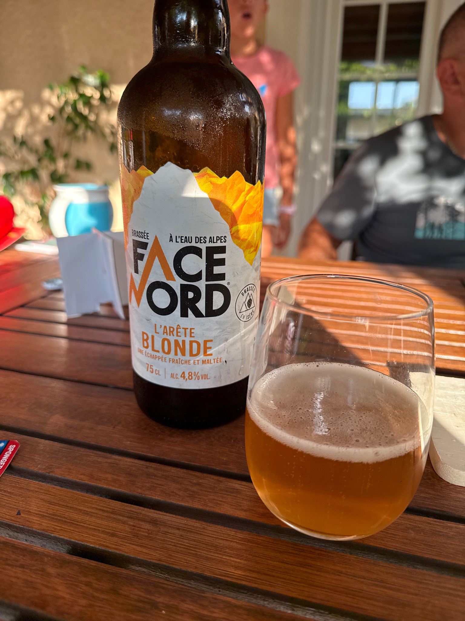 Face Nord La Cîme Blonde, France