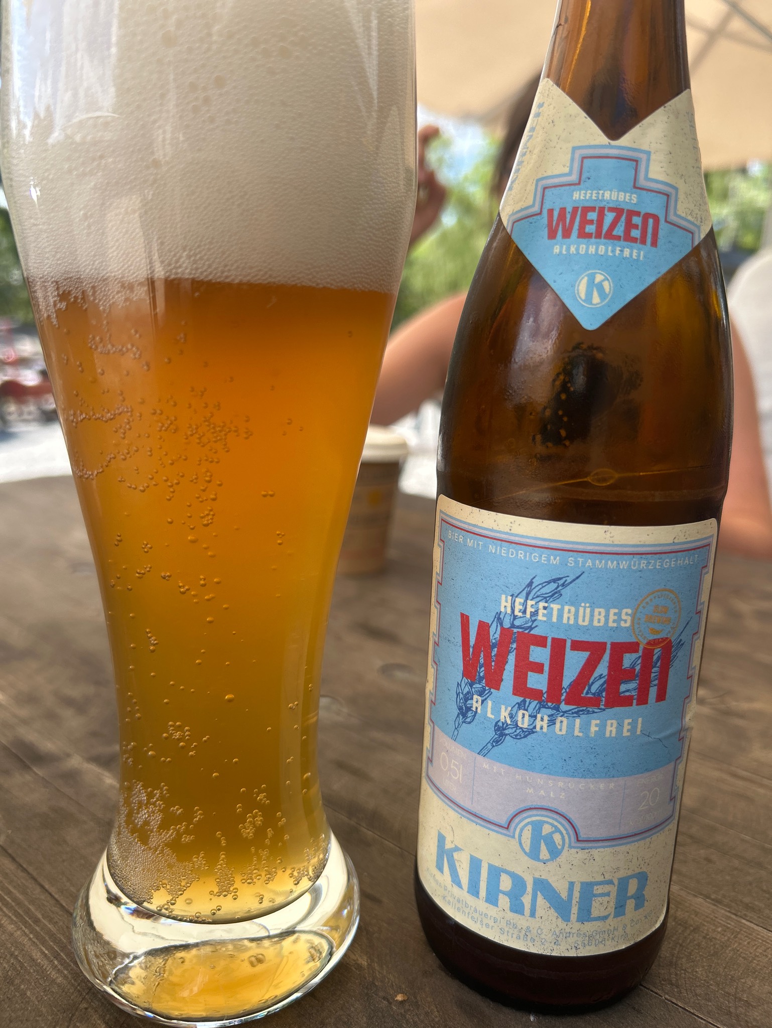 Kirner Weizen Alkoholfrei, Kirner Privatbrauerei Ph. & C. Andres