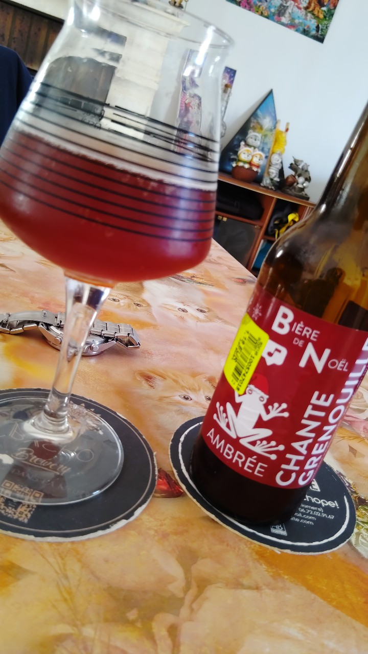 Chante-Grenouille Bière De Noël, Brasserie Chante-Grenouille