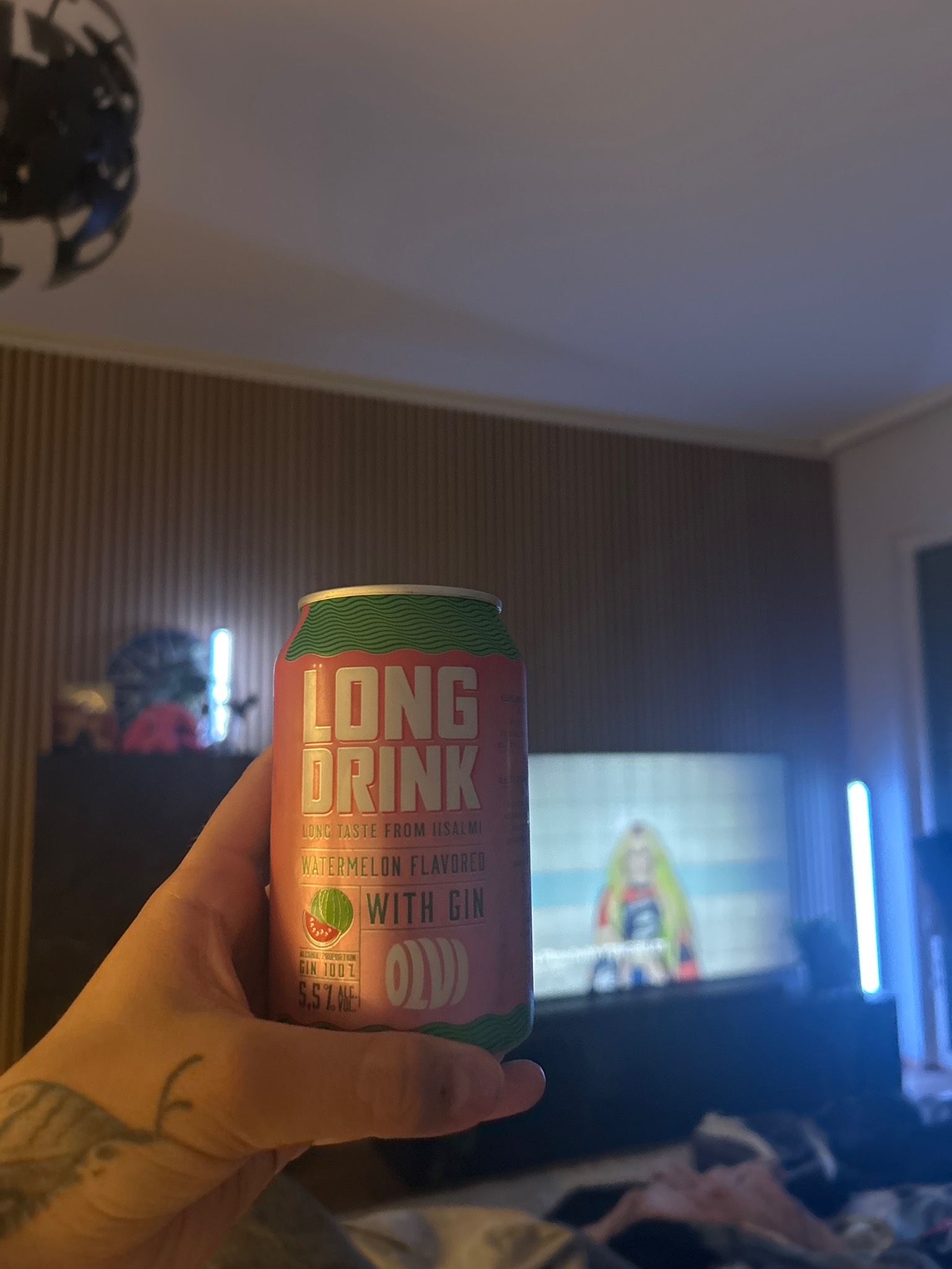 OLVI Long Drink Watermelon, Finland