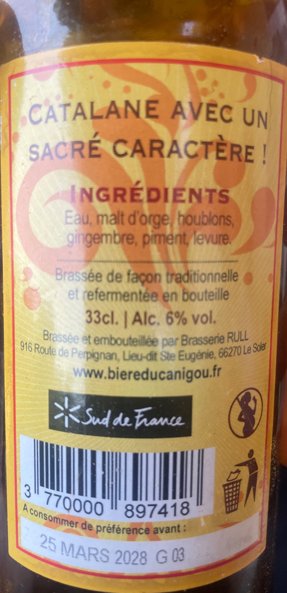 Gingembre Piment, Brasserie Du Cantou
