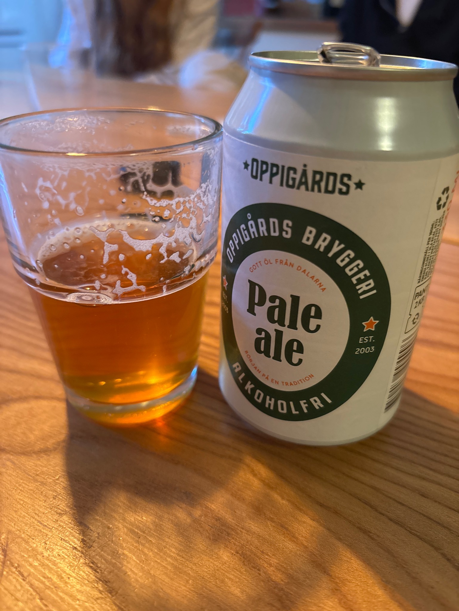 oppigårds pale ale alkoholfri, Sweden