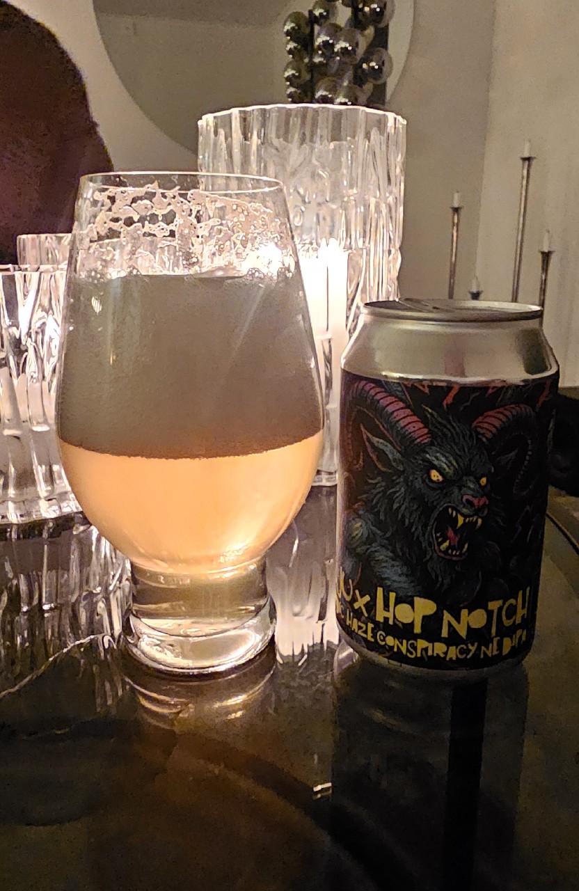 Nordic haze conspiracy NE DIPA, Hop Notch Brewing