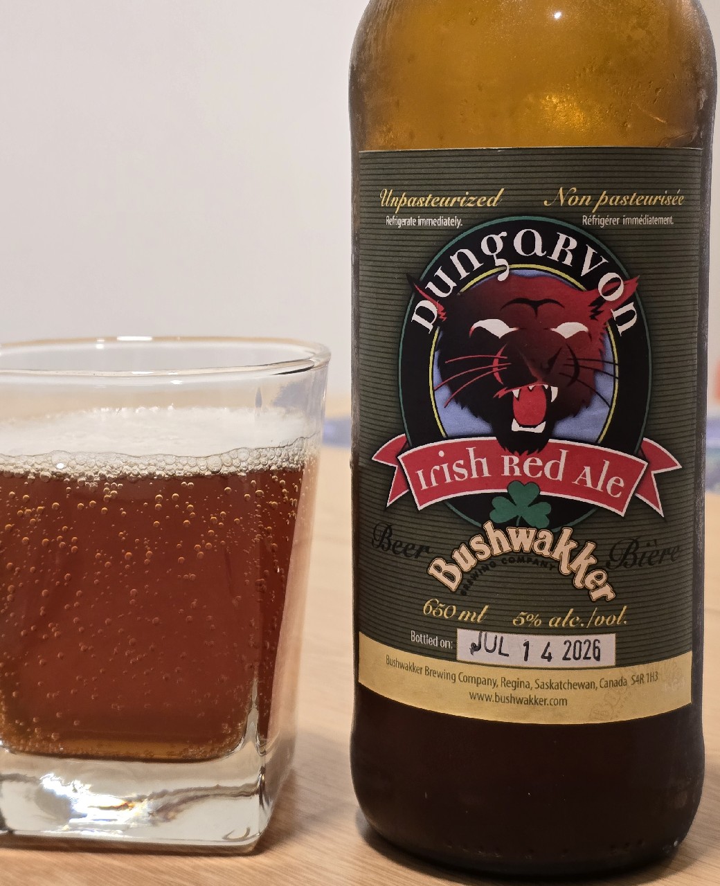 Dungarvon Irish Red, Bushwakker Brewing Co