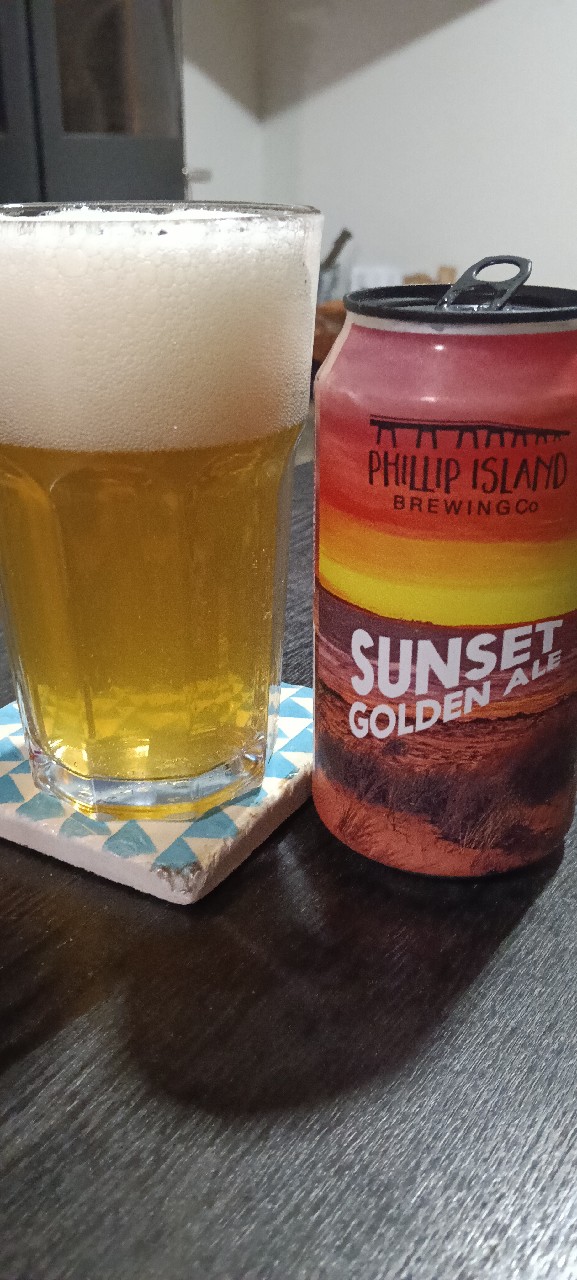 Sunset Golden Ale, Phillip Island Brewing co