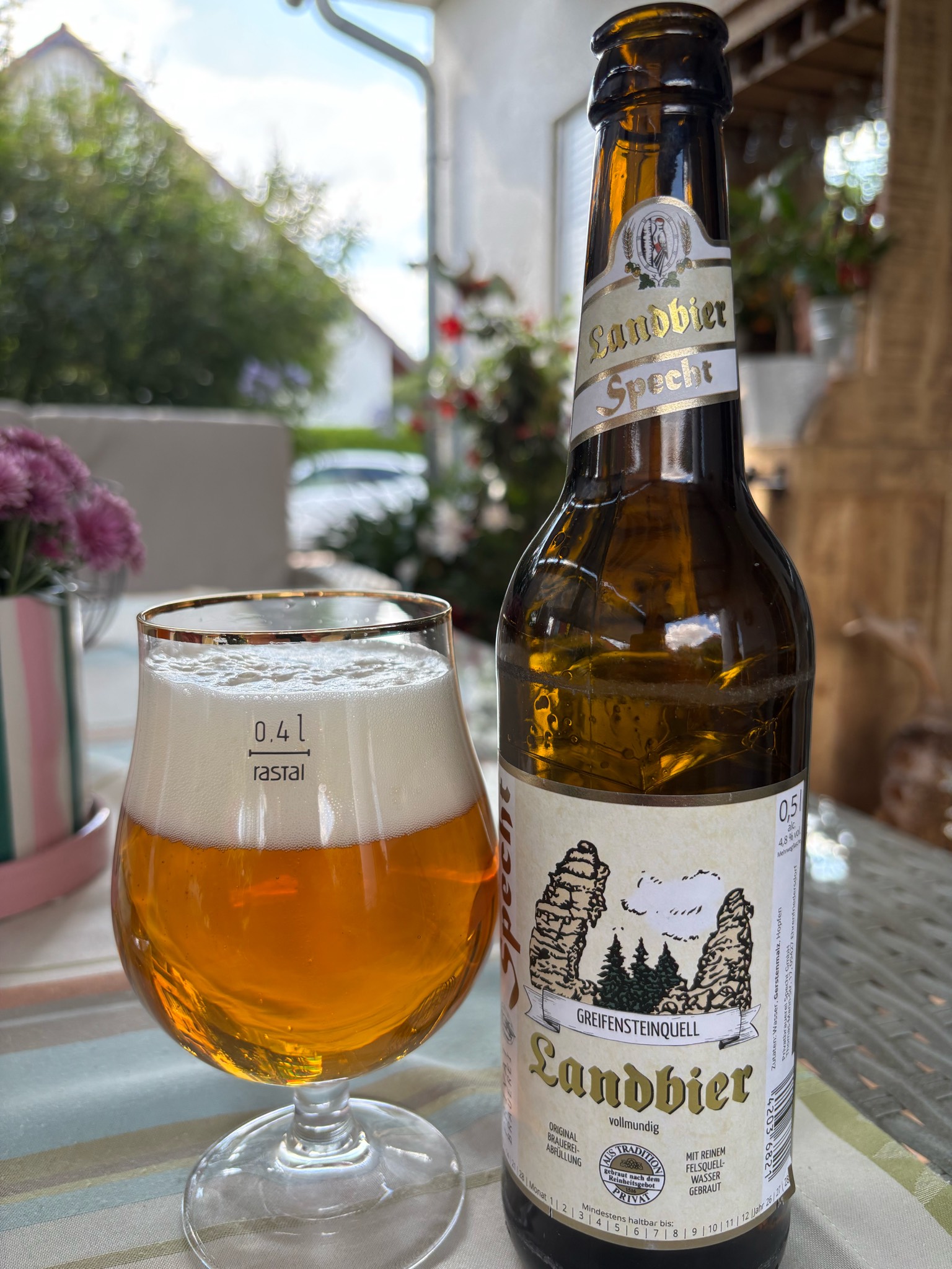 Greifensteinquell Landbier, Privatbrauerei Specht Ehrenfriedersdorf