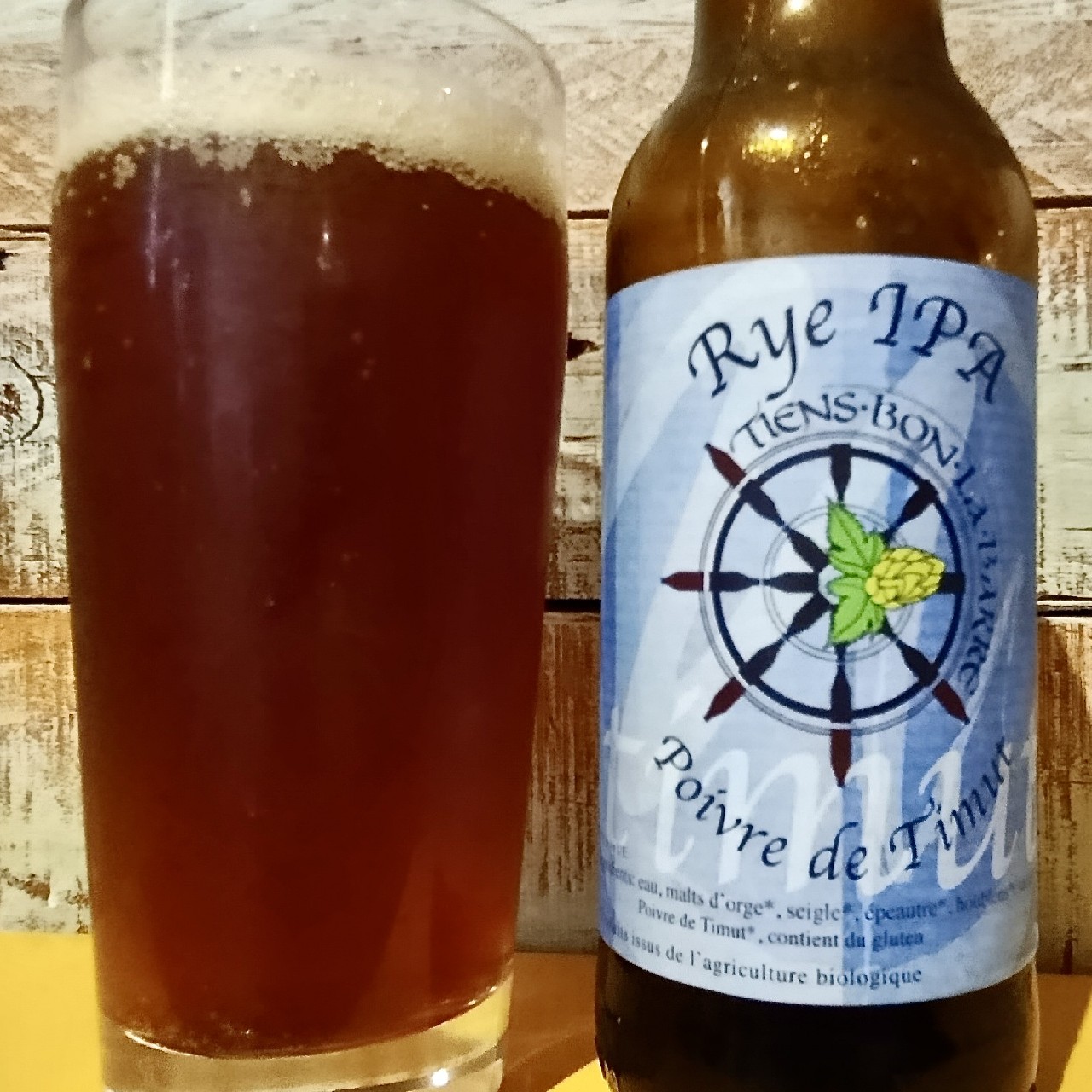 Rye ipa poivre de Timut, France