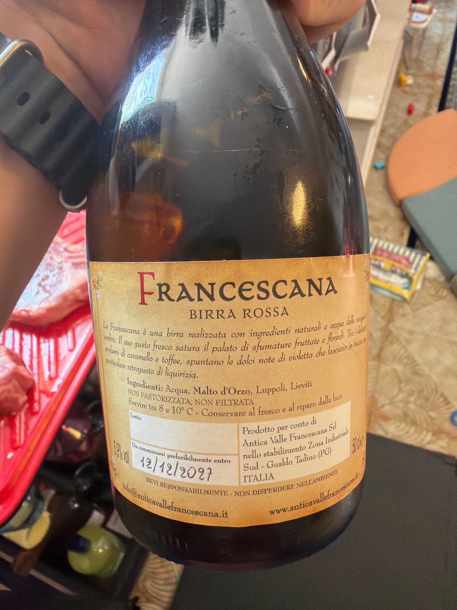 Francescana birra rossa, Antica Valle Francescana
